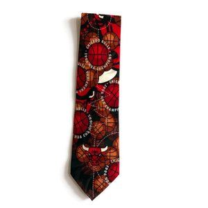 win lose or tie chicago bulls 1996 nba champions mens neck tie silk new vintage